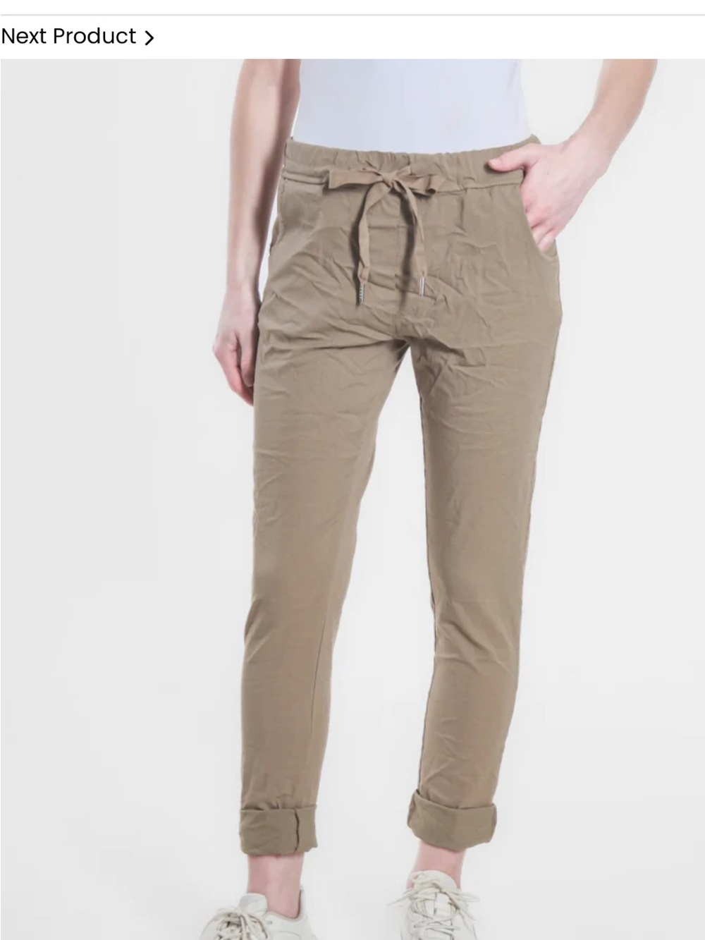Tina Stephen's Haley tie waist pants